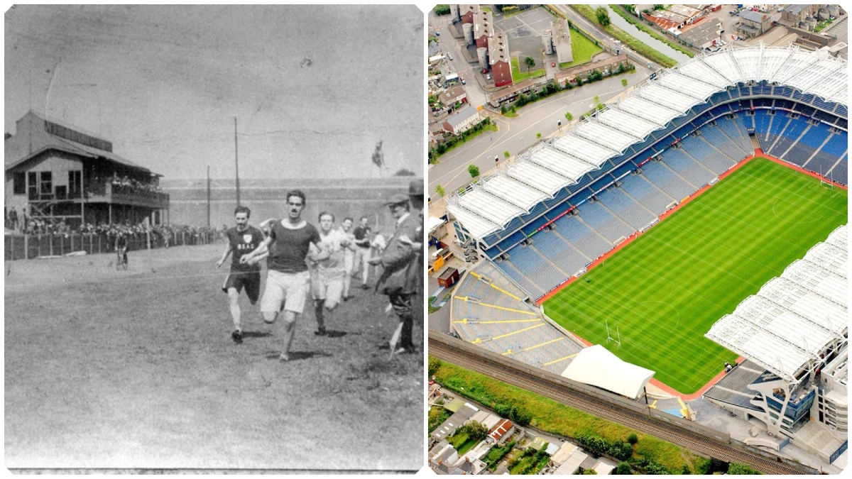 Croke Park avant et après sa rénovation