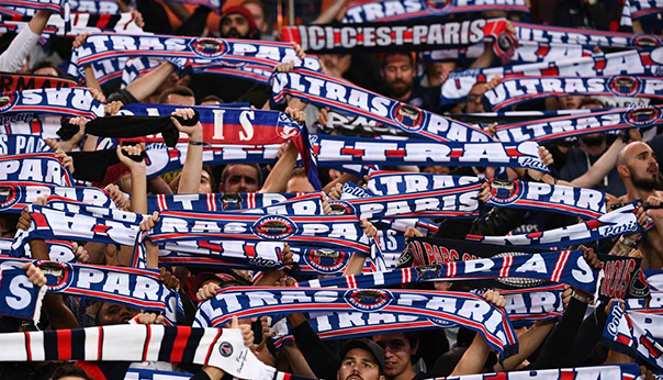 Supporters du PSG à Belgrade