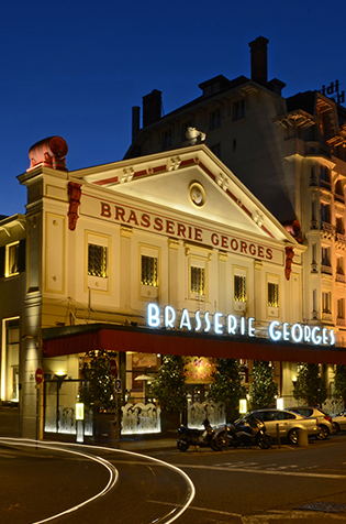 Cantine des Supporters à la Brasserie Georges