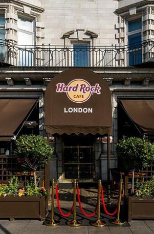 Repas au Hard Rock Café +65€