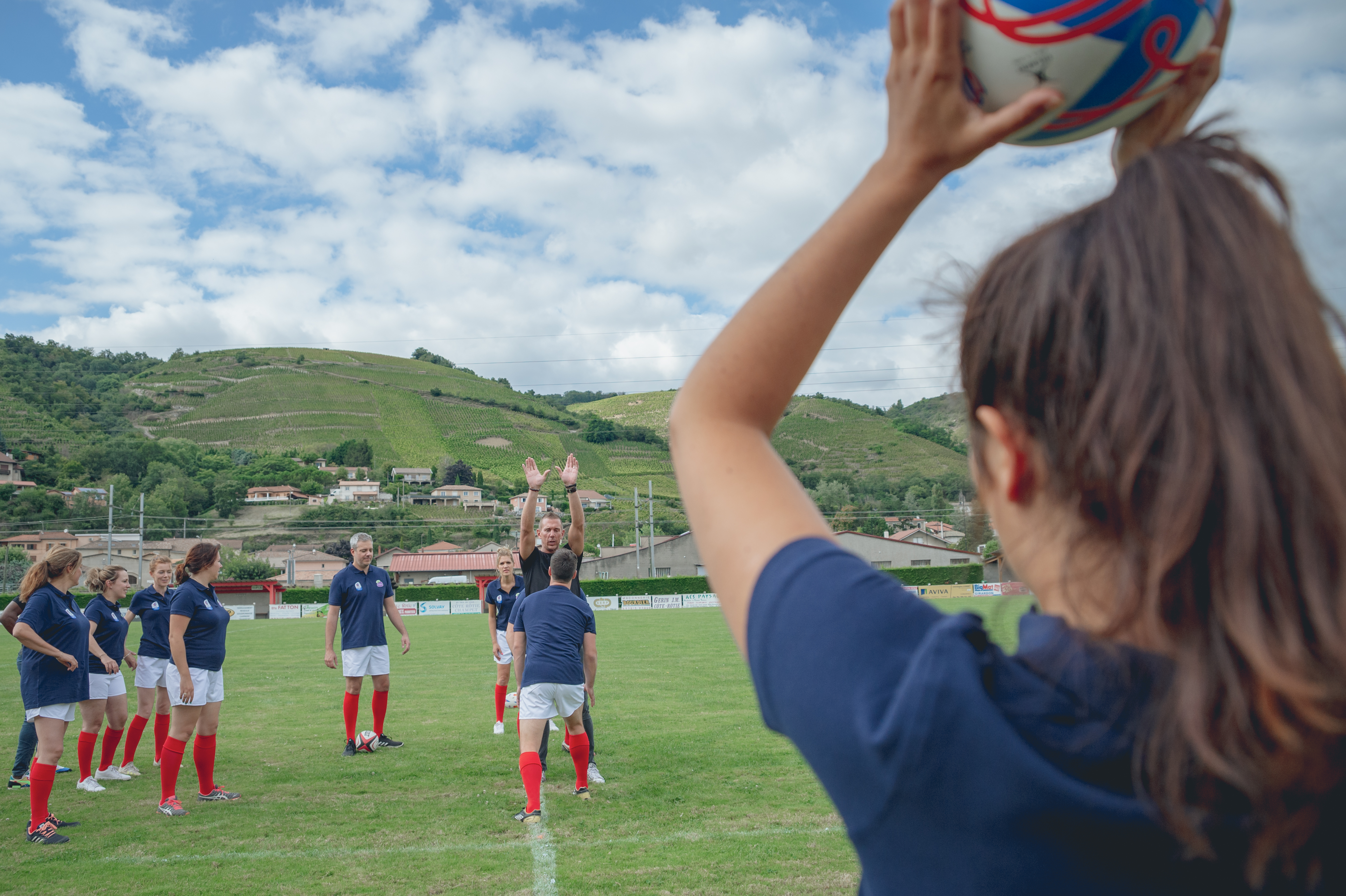 Rugby-themed team building 