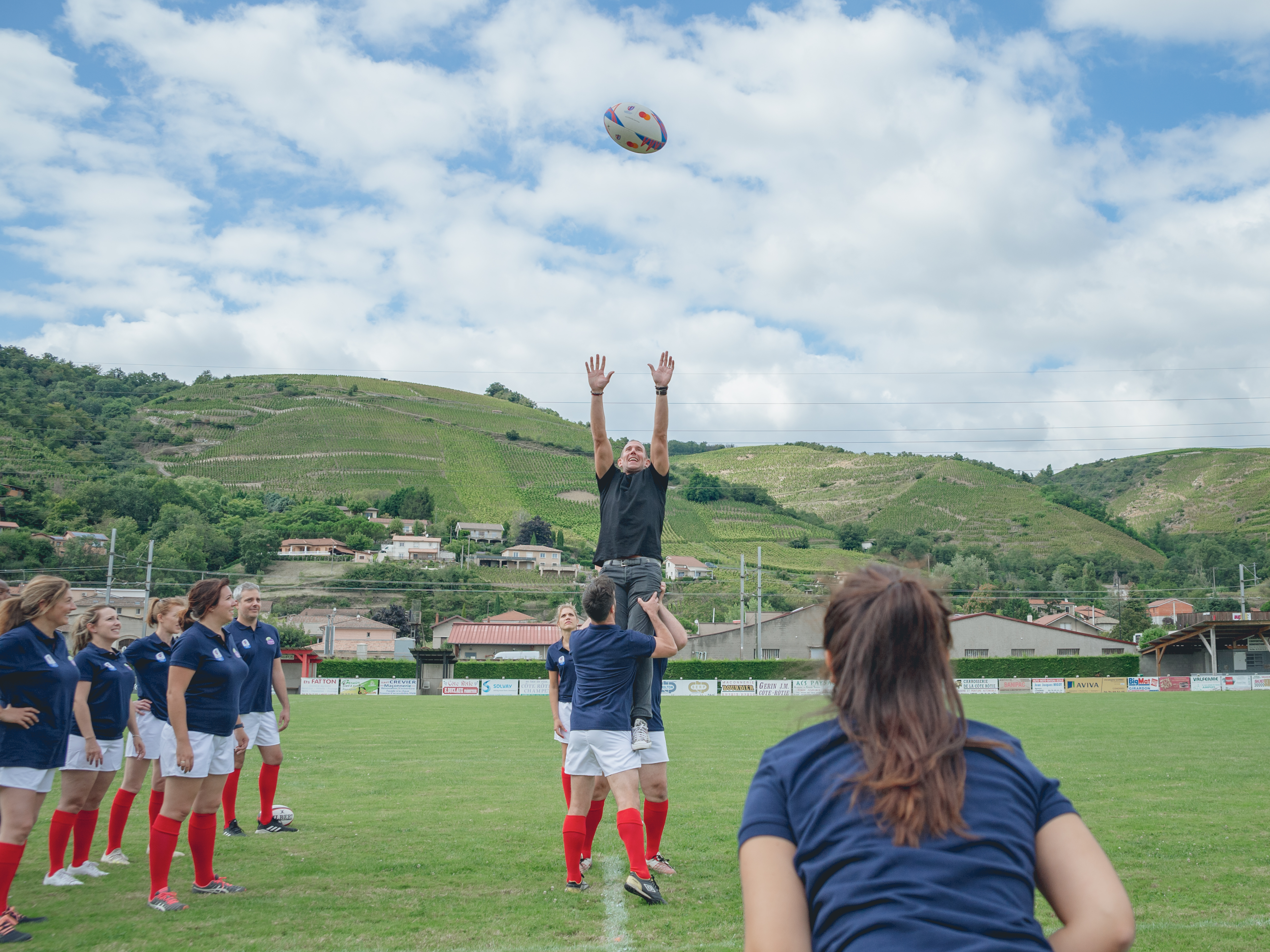 Rugby-themed team building 