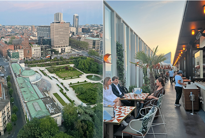 rooftop bar TOPE de l’hôtel The Hoxton