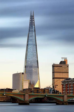 Accès au sommet de The Shard avec vue panoramique : + 25 €