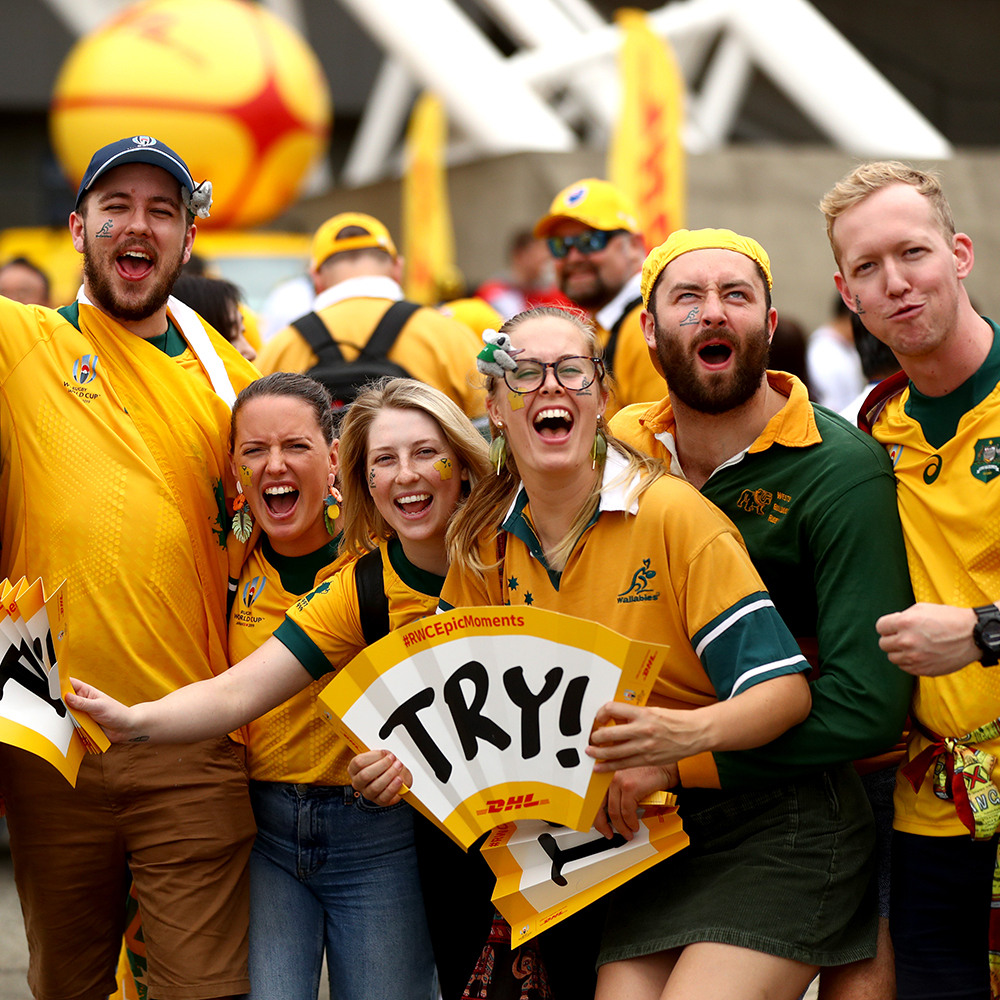 Supporters rugby Australie