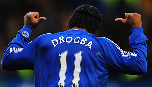 Didier Drogba joueur de Chelsea