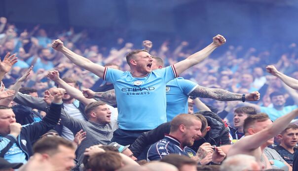 Supporter manchester city