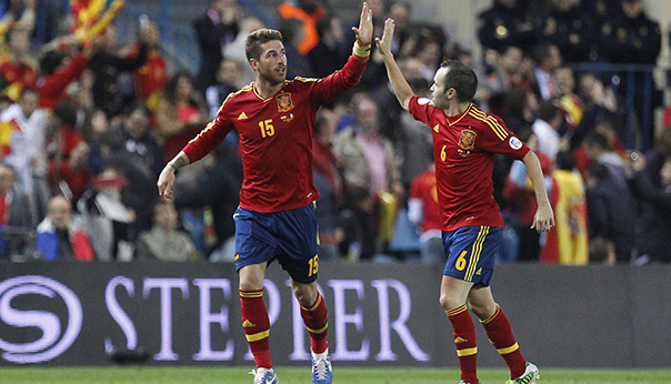 Match de l'Espagne au stade de Séville