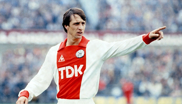 Johan Cruyff joueur de l'Ajax