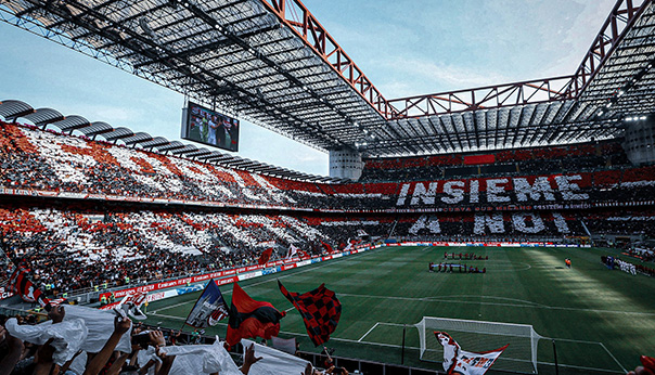 Tifos Milan AC San Siro