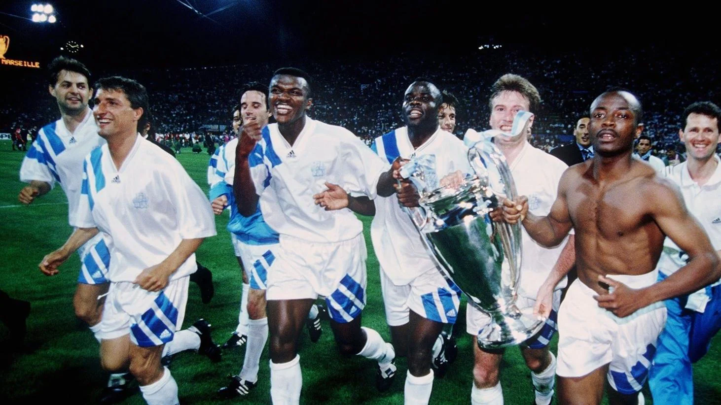 L'Olympique de Marseille vainqueur de la Ligue des Champions en 1993