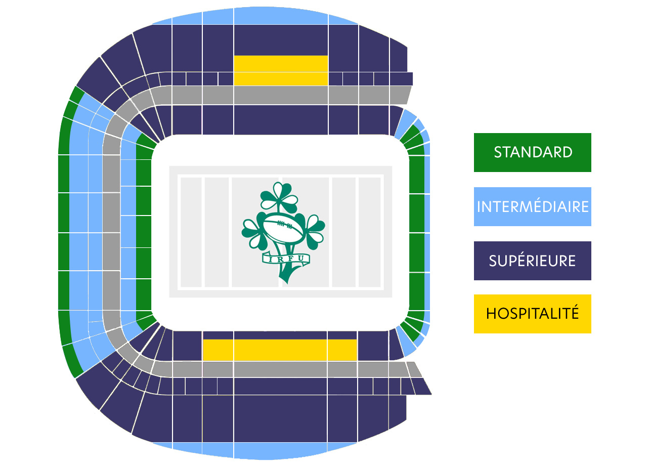 Billet Irlande v France - Rugby