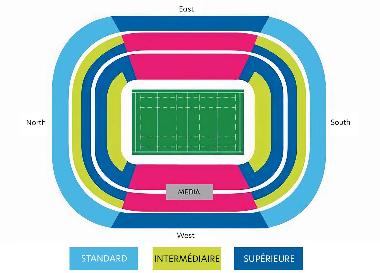 Billet Angleterre v France - Rugby